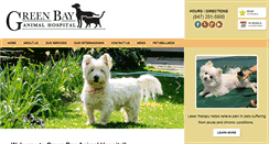 Desktop Screenshot of greenbayanimalhospital.com